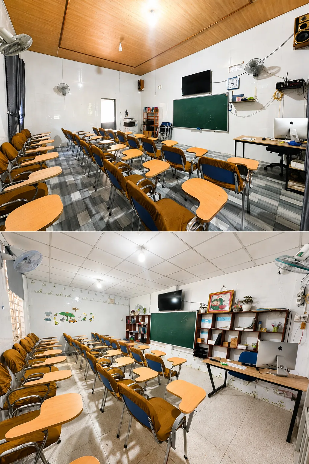 Phòng học hiện đại và thoáng mát tại Anh Ngữ J.93